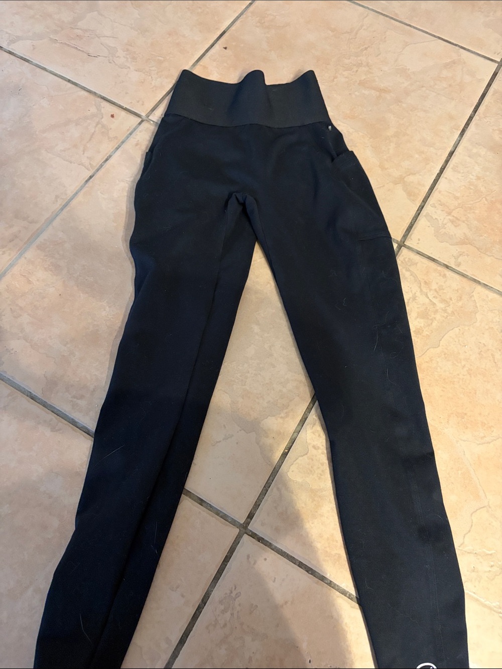 Women's Black High-Waist Stretch Leggings bombshell sportswear